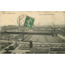 76 OISSEL. Vue de l'Usine de filature Leverdier 1913