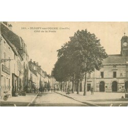 21 BLIGNY-SUR-OUCHE. Epicerie Côté de la Poste 1916