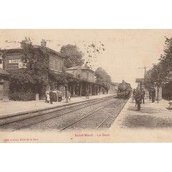 77 SAINT-MARD. La Gare avec train locomotive 1923