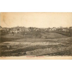 77 SAINT-SOUPPLETS. Ligne du chemin de fer devant le Village 1932