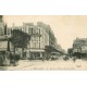 5 cpa 93 NOISY-LE-SEC. Tabac rue Anatole France, Hôtel rue Forge, Bd République, la Boissière et Chapelle