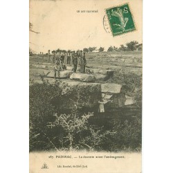 46 PADIRAC. La descente avant l'aménagement vers 1910