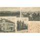 68 NIEDERMORSCHWEILER. Glanzstoff-Spinnerel, Kirche, Gasthaus et Schloss 1907