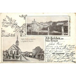 57 ALT-BOLCHEN den Vieux Boulay. Eglise et Hôpital vers 1900