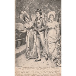 Illustrateur POMPEO MASSANI. Les trois Incroyables 1901