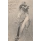 Illustrateur BOTTARO. Une élégante au beau chapeau 1901