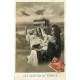 Superbe lot 3 cpa FANTAISIES Les Oiseaux de France. Bergères et avions