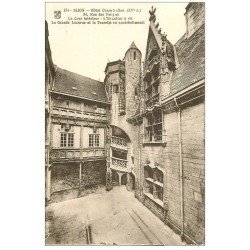 carte postale ancienne 21 DIJON. Hôtel Chambellan rue des Forges