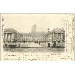 carte postale ancienne 21 DIJON. Hôtel de Ville 1901