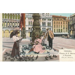 Italie Italia VENEZIA. I Piccioni Piazza di S. Marco
