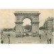 carte postale ancienne 21 DIJON. La Porte Guillaume vers 1909. Pli coin droit...