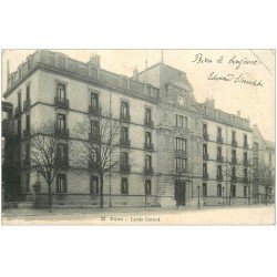 carte postale ancienne 21 DIJON. Lycée Carnot 1903. Un pli coin droit
