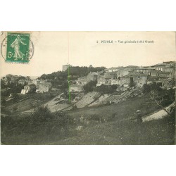 47 PUJOLS. Village et Coteaux de Vignes vers 1906