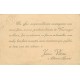 33 LIBOURNE. Bateaux de Pêcheurs et le Tertre de Fronsac. Carte invitation publicitaire des vins Vitrac