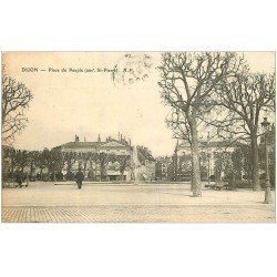 carte postale ancienne 21 DIJON. Place du Peuple 1909