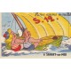 Carte à système 83 SANARY-SUR-MER. Ouvrez la voile et vous verrez 10 mini-vues 1954