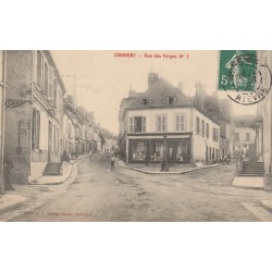 58 CORBIGNY. Magasin de confections Rue des Forges 1908