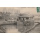 92 BAS-MEUDON. Ponton du Funiculaire avec Péniche 1910