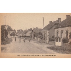 72 THORIGNE-SUR-DUE. Route de Saint-Michel 1948