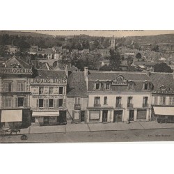 28 NOGENT-LE-ROTROU. Horlogerie, Confections et Restaurant Place du Marché 1919