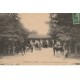 77 MONTIGNY-SUR-LOING. La Cour de la Gare arrivée des Touristes 1914