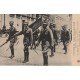 Guerre 1914-15 ITALIE Soldats Italiens de la Garde Royale avec leur drapeau.