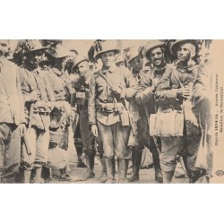 Guerre 1914-15 ITALIE Armée Italienne Bataillon de Bersaglieri