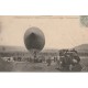 54 TOUL. Le dirigeable le Lebaudy Cie d'Aérostiers prêt à rentrer sous son hangar 1906