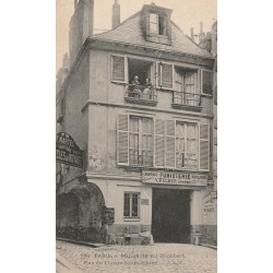 PARIS 04. Maison du Roi Dagobert rue du Cloître Notre-Dame et Fumisterie Felber 1916