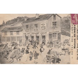 78 SAINT-REMY-LES-CHEVREUSE. Maison Dumont Hôtel des Ormeaux rue du Port Royal