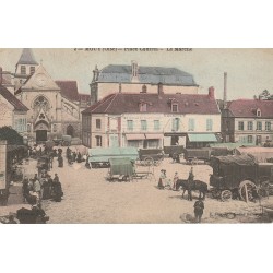 60 MOUY. Le Marché Place Cantrel avec Restaurant Populaire 1908