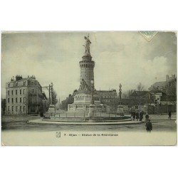 carte postale ancienne 21 DIJON. Statue de la Résistance 1906