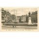 carte postale ancienne 21 DIJON. Statue de Rude Place Darcy Porte Guillaume 1935 Cinéma Théâtre à gauche