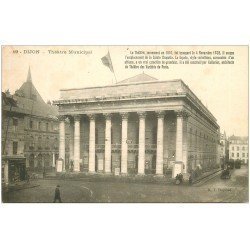 carte postale ancienne 21 DIJON. Théâtre Municipal