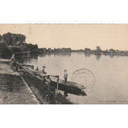 37 CHOUZE-SUR-LOIRE. Pêcheurs sur les Rives de la Loire 1931