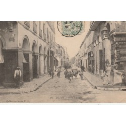 Algérie BLIDA. Rue d'Alger animée d'enfants 1907