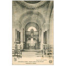 carte postale ancienne 21 FANTAINE-LES-DIJON. Chambre natale de Saint-Bernard transformée en Chapelle 1943