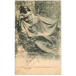 carte postale ancienne 21 FIXIN. Le Musée. Le réveil de Napoléon par Rude vers 1909