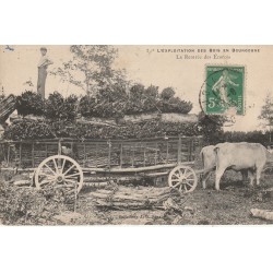 89 L'Exploitation des Bois en BOURGOGNE. La Rentrée des Ecorces 1913