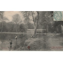 92 MEUDON. Etang de Trivaux Bois de Clamart animation 1907