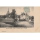 03 MEAULNE. Place de la Mairie avec son Eglise et son Hôtel vers 1905