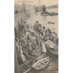 44 NANTES. Torpilleurs et Marins dans le Port 1921
