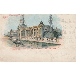 Paris EXPOSITION UNIVERSELLE 1900 Palais des Ministères de la Guerre et de la Marine
