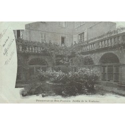 63 CLERMONT-FERRAND. Jardin de la Fontaine Pensionnat du Bon-Pasteur 1904