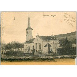 carte postale ancienne 21 GROBOIS. L'Eglise