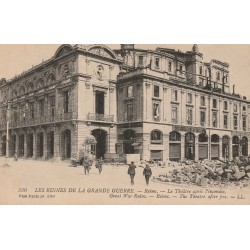 51 REIMS. Le Théâtre après l'incendie Guerre 1914-18