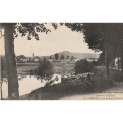 88 SAINT-LAURENT. Vu de la Route d'Archettes avec enfant assis 1936