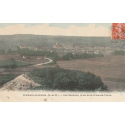 77 CHALAUTRE-LA-GRANDE. Vue prise de la Croix-de-Pierre 1906