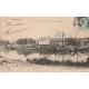 54 TOUL. Le Port du Canal de la Gare avec péniches vue des Remparts 1905
