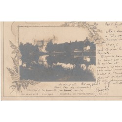 Rare et superbe cpa 60 CHATEAU DE PIERREFONDS 1903